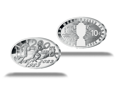 Monnaie française 200 ans d'anniversaire « Coupe du monde de Rugby » 2023 BE